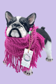 ECHARPE SNOOD ROSE NEÓN