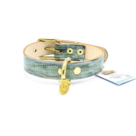 JAPANDI OLIVE  LEDERHALSBAND