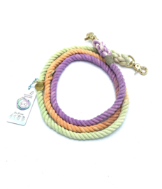ROPE LEASH SIZE S OR M | MISTERY LAND  COTTON ADJUSTABLE LEASH