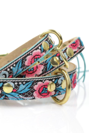 DOG COLLAR FLOWER POWER