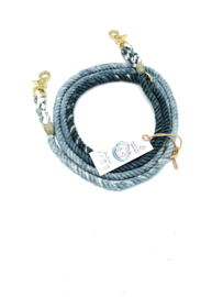 DENIM BLUE DOG LEASH S OR M