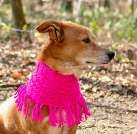 DOG SNOOD NEON PINK