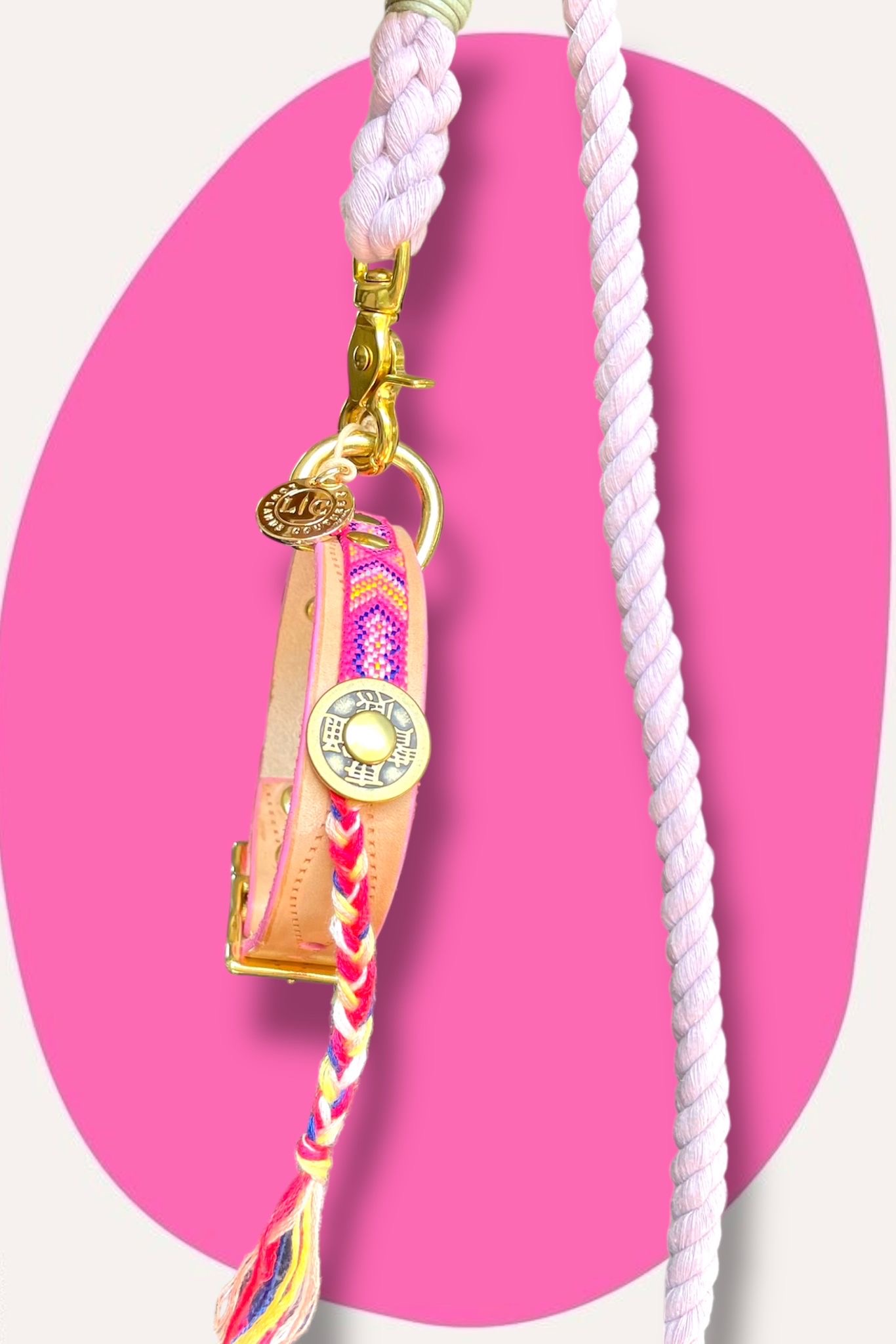 NEON PINK DOG COLLAR