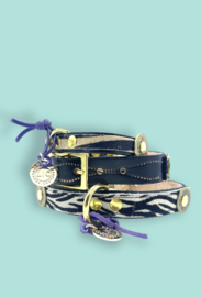 ZEBRA DOG COLLAR | LEATHER