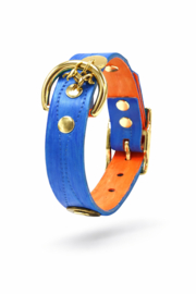 HALSBAND ORANGE & KOBALTBLAU