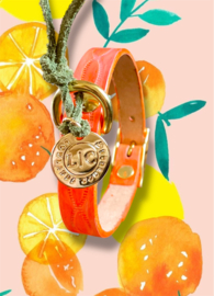 HONDENHALSBAND NEON ORANJE  🧡