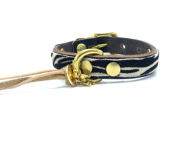 ZEBRA DOG COLLAR | LEATHER