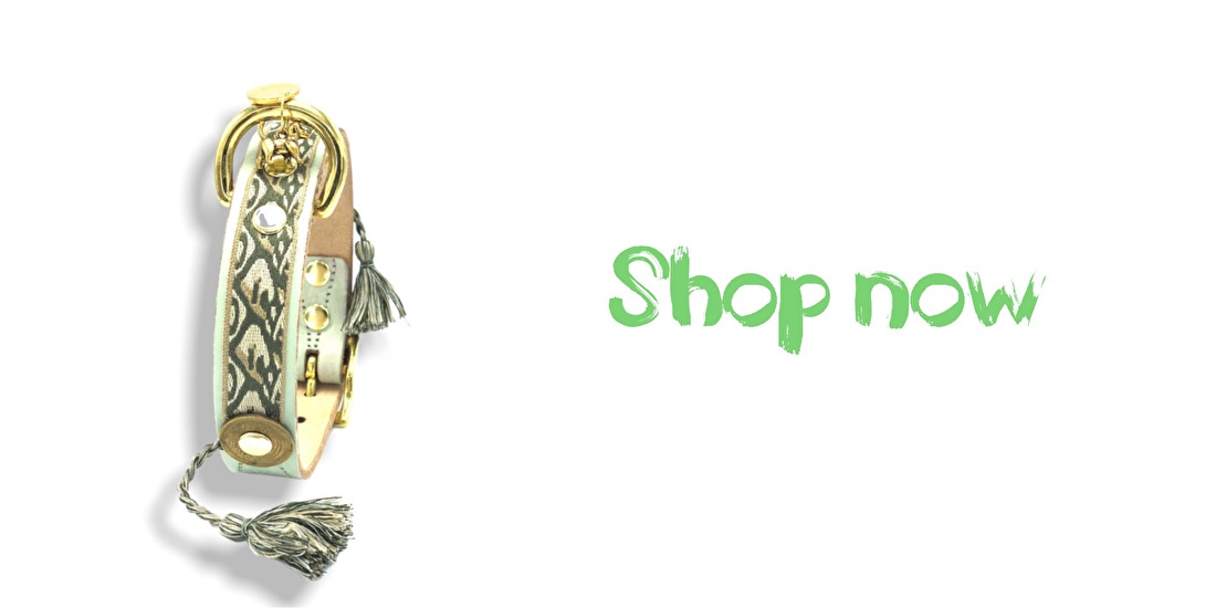 Leather dog collars handmade
