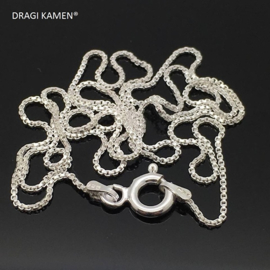 DRAGI KAMEN® - Zilveren 925 Collier (Italiaans zilver) 55 cm