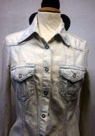 Whitewash Jeans Blouse