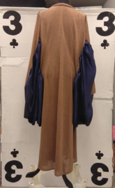 Priest Coat Blue Satin