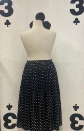 Vintage Polkadot Dot pleated skirt