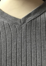 Abercrombie & Fitch Knitted Sweater Antractiet Grey