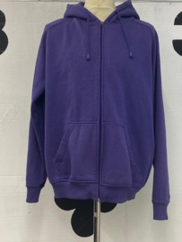 Urban Clasics Purple zip-up hoodie