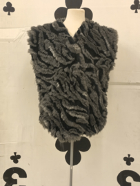 Fake fur Body Warmer grey