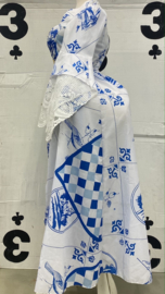 Custom Made Marie Antoinette Rococo Gown 18th Century Velvet Blue