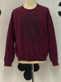 Bean Dip Sweater bordeaux rood