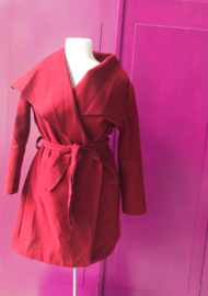 60's Warm Red Paris  Coat