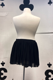 Black miniskirt tulle