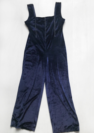 40s Charlene Flared velvetJumpsuit