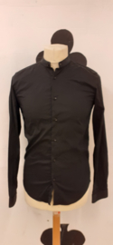 Black ZARA blouse with Eastern Collar
