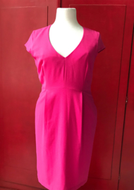 50s Wiggle Dress Shocking Pink