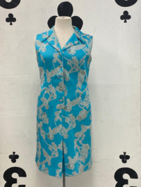 Vintage dress blue delight