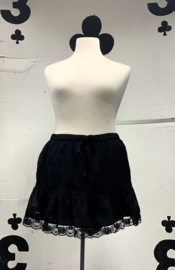 Black lace Miniskirt