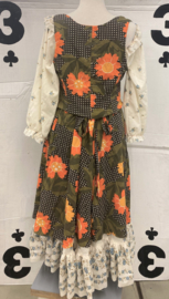 Orange gypsy dress