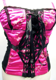 PinkSatin Corset