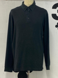 Hugo Boss  longsleeve polo antracite grey