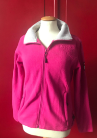 Pink Outdoor Cardigan Fleece