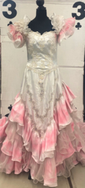 Weddingdress Pink & White