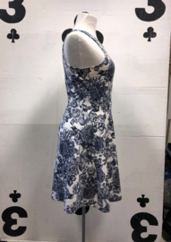 Blue & White Flower Dress