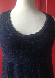 Knitted Blue Silver Dress