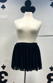 Black miniskirt tulle