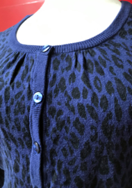 50s Hi Girl Cardigan in NavyTiger