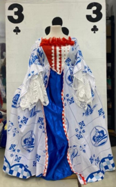 Custom Made Marie Antoinette Rococo Gown 18th Century Red/white Blue