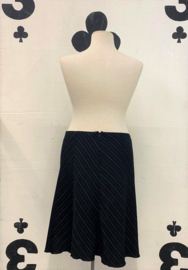 Pin Stripe skirt black