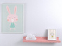Wandplank Eina Design roze 50 cm