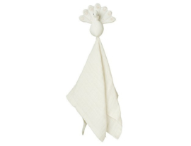 Knuffeldoek pauw Cam Cam Copenhagen - CREME