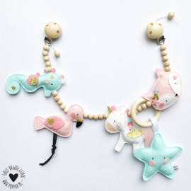 Wagenspanner pastel goud