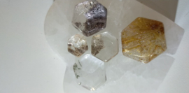 Garden Crystal (speciale Lodoliet) / Rutiel Hexagonaal