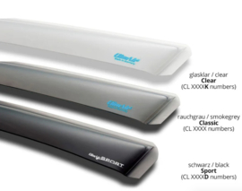 ClimAir Zijwindschermen Master (achter) passend voor Audi A3 (8Y) Sedan 2020-