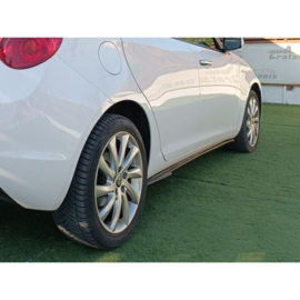 Set sideskirts passend voor Alfa Romeo Giulietta 2010-2020 (ABS Glanzend zwart)