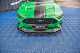 Maxton Design Frontsplitter V.1 + flappen Ford Mustang GT Mk6 Facelift