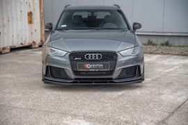 Maxton Design RACING DUURZAAMHEID VOORSPLITTER + KLEPPEN AUDI RS3 8V SPORTBACK