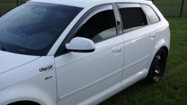 Zijwindschermen Helder passend voor Volkswagen Caddy 1995-2003 & Polo 6NF 3 deurs/Sedan/Kombi 1999-2001 Voorportieren