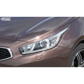 Koplampspoilers passend voor Kia Cee'd & Pro Cee'd JD 2012- (ABS)