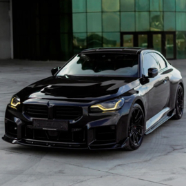 Oneway Set Sideskirts passend voor BMW M2 G87 Coupe 2023- - Glanzend zwart